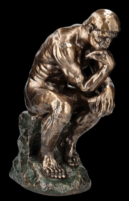 El Pensador Según Auguste Rodin -Estatua Grande 47CM - Veronese Deco Figura