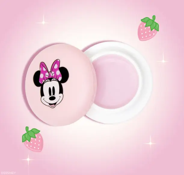 The Creme Shop Minnie Mouse Macaron Lip Balm - Strawberries & Crème
