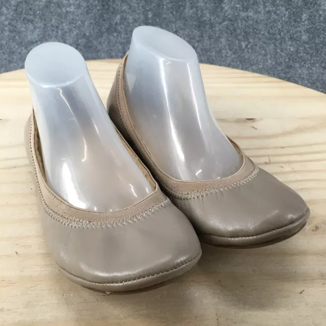 Bandolino Shoes Womens 6.5 M Edition Ballet Flats Comfort Beige Leather Slip On 3