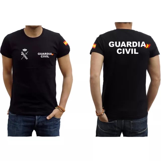 T-shirt Guardia Civil drapeau Espagne