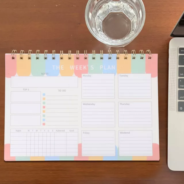 Cuaderno de lista de tareas bloque de lista de tareas pendientes bloque de planificación de alimentos trabajo