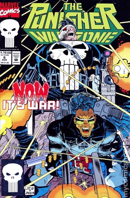 Punisher War Zone #6 FN 1992 Stock Image