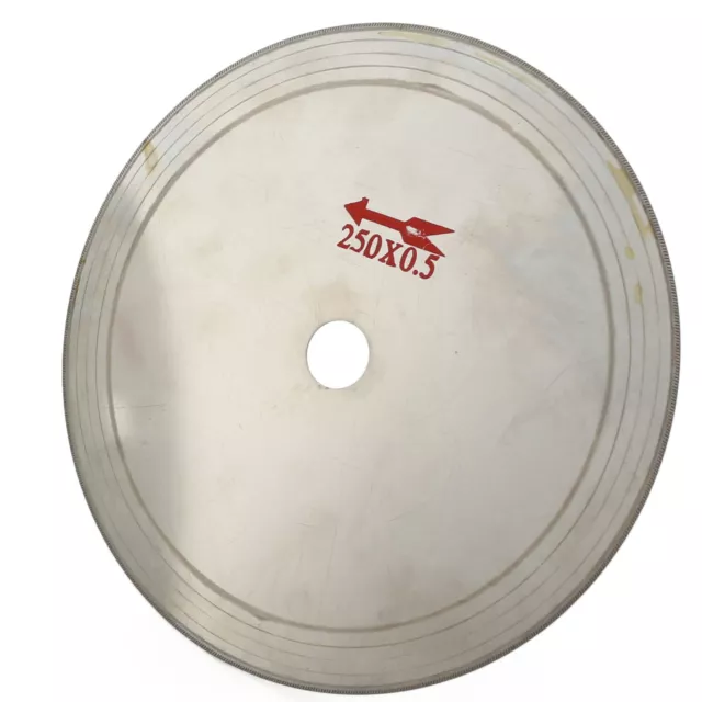10" 250mm Thin Diamond Lapidary Saw Blade Cutting Disc Arbor 25mm Jewelry Tools
