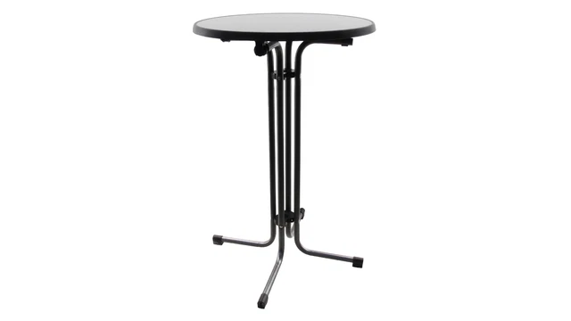 VCM. Klapptisch | Stehtisch | Partytisch | Gartentisch Klappbar | Bistrotisch | Bartisch 110 Cm Rund 80 Cm