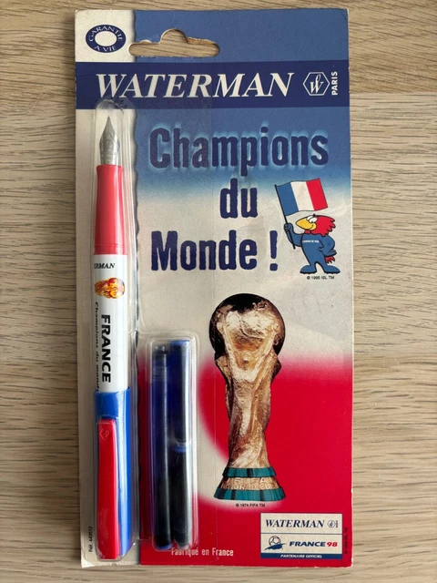 Stylo Plume Vintage Waterman France – Plastique Gris Et Vert, Neuf Sans Boîte