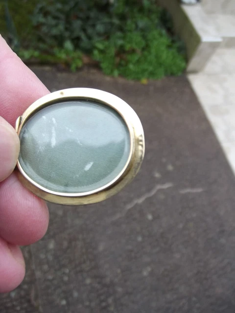 Rare Ensemble Pendentif Et Bague En Micro-mosaïque, Français, Vintage Ancien