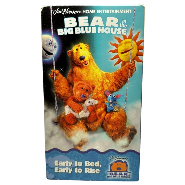 BEAR IN THE Big Blue House Early to Bed Early to Rise VHS 2001 Jim ...