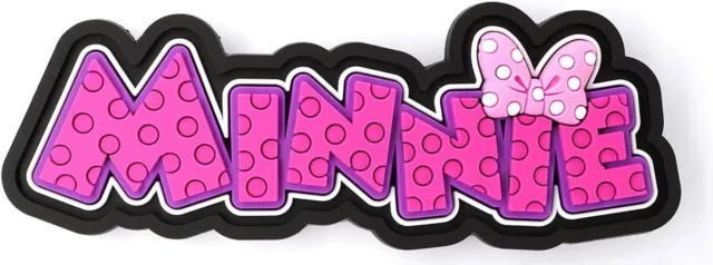 *NEW* Disney Mickey Mouse & Friends: Minnie Logo Soft Touch PVC Magnet