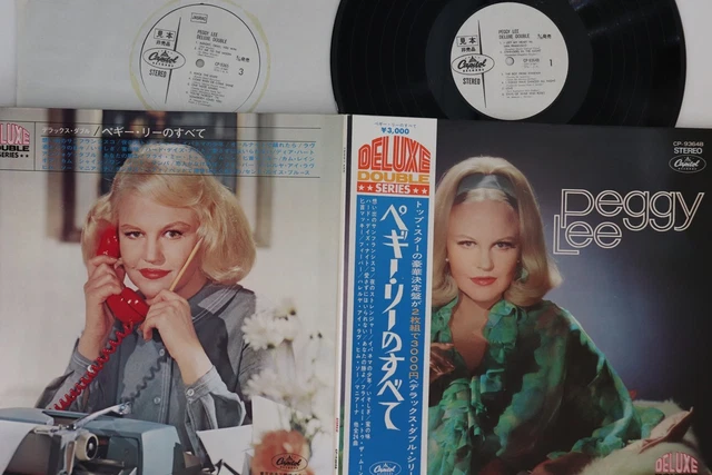 2LP PEGGY LEE Deluxe Double CP9364 CAPITOL JAPAN OBI $29.87