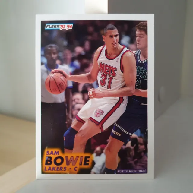 Sam Bowie 1993-94 Fleer NBA Basketball Card #131