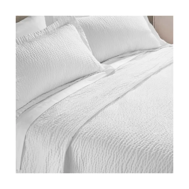 Courtyard by Marriott Textured Coverlet - Lightweight Coverlet with Wash-Acti...