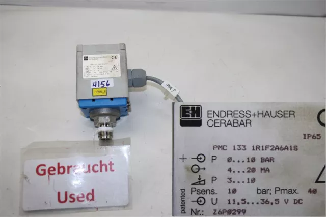 Endress Hauser Cerabar Pmc 133 1R1F2A6A1S