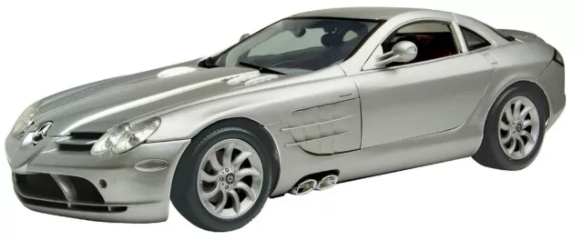 Miniature voiture auto 1:12 Mercedes Mc Laren SLR 2005 Argent diecast Feuillets