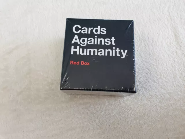 CARDS AGAINST HUMANITY Rouge Boîte Expansion Paquet Neuf et