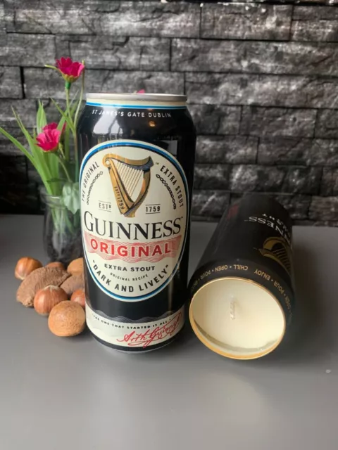 Candle in Guinness Can -Vegan  Birthday Christmas Secret Santa Stocking Irish