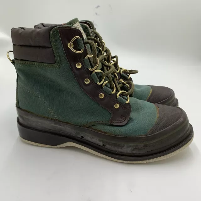 ORVIS CLEARWATER WADING Boots Mens 9 Felt Sole Olive Green Brown Fishing  Outdoor $69.98 - PicClick