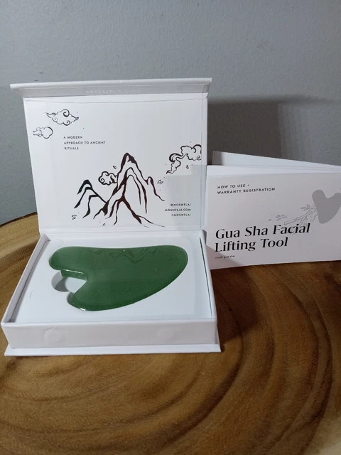 Herramienta De Elevación Facial Mount Lai The Jade Gua Sha En Caja