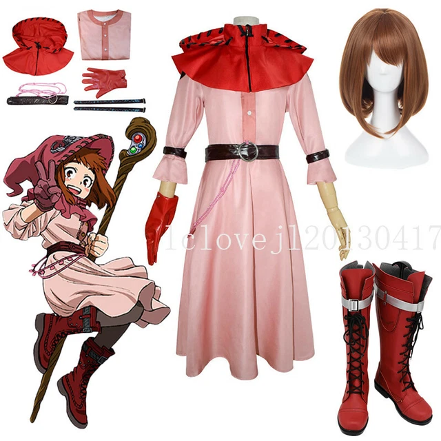 MY HERO ACADEMIA OCHACO URARAKA Cosplay Halloween Costume Uniform Dress