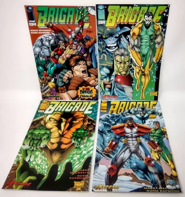 Brigade Volume 1 Issues 3 4 5 6 Image Comics 1993 First Printing Lot of 4