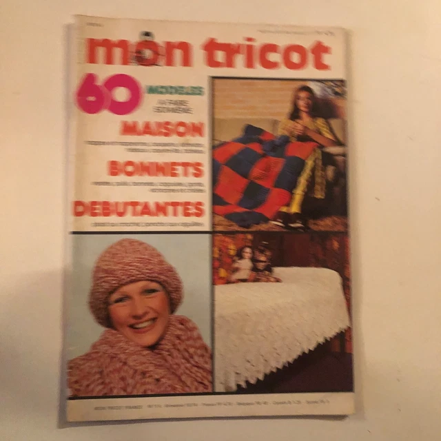 Revue Vintage "La Première Layette Au Tricot" N°61 - Années 40 - Occasion, Bon état