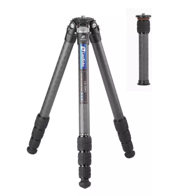 Leofoto LS-284C + DC-282C Carbon Fiber Tripod with Center Column /Bag