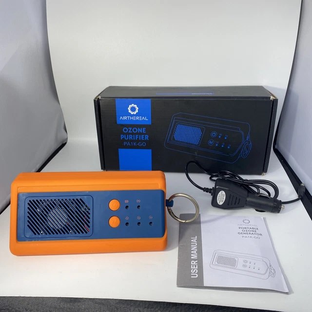 Airthereal PA1K-GO 1000 mg/h Portable Ozone Generator Cordless Rechargeable
