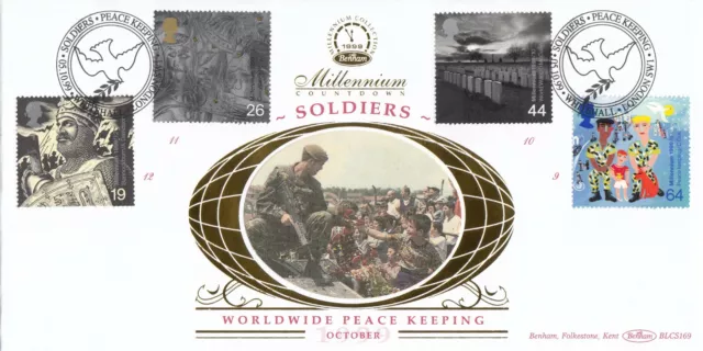 (91779) GB Benham FDC BLCS169 Soldiers Tale Whitehall 1999