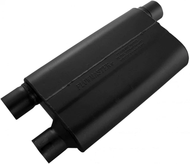 Flowmaster 80 Series Muffler 409S - 2.50 Offset In / 2.50 Dual Out - Aggressive