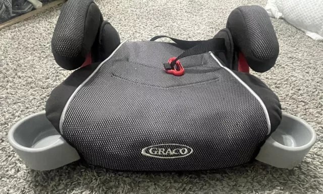 Graco Backless Turbo Booster Car Seat Model 1874739 Gray Black