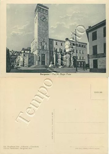 Cartolina di Bergamo, Palazzo delle Poste