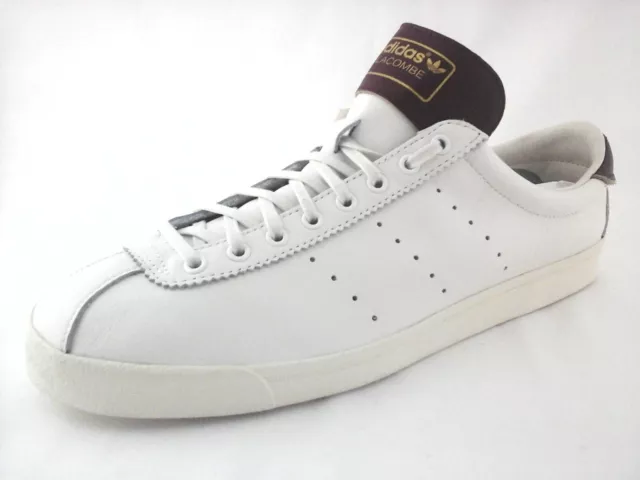 ADIDAS LACOMBE SHOES Off White Burgundy Leather DB3014 Mens EUR 119,10 PicClick