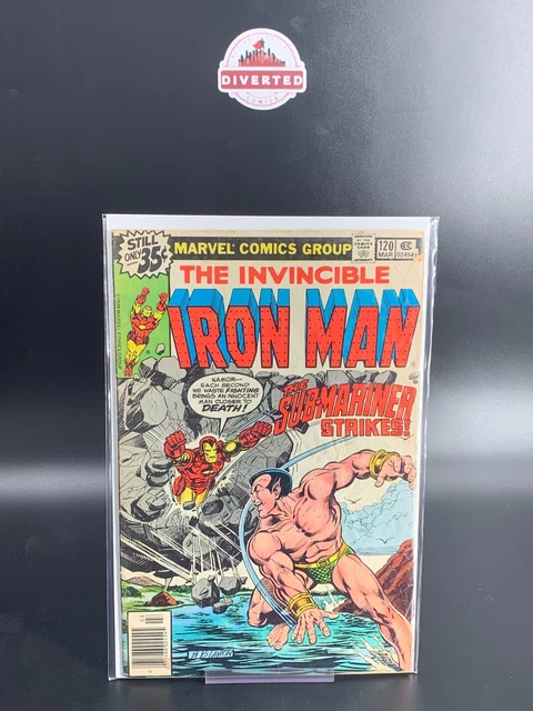 Iron Man #120 (Marvel 1979) 1st App of Justin Hammer - Iron Wars MCU - Low Grade