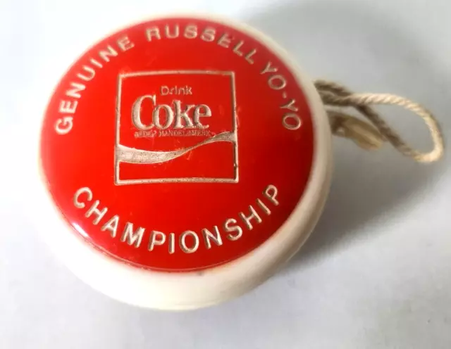 Coca Cola YOYO YO-YO THE NETHERLANDS DUTCH GENUINE RUSSELL YO-YO CHAMPIONSHIP