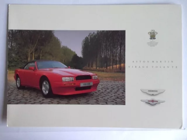 Aston Martin Virage Volante Factory Brochure