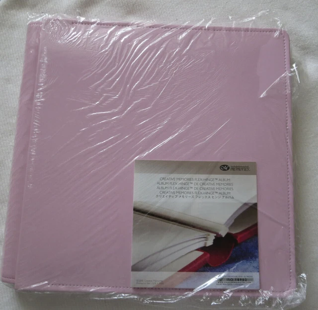 Juego De Portada De Álbum Creative Memories Baby Rosa 12 X 12", Sin Páginas, Nuevo