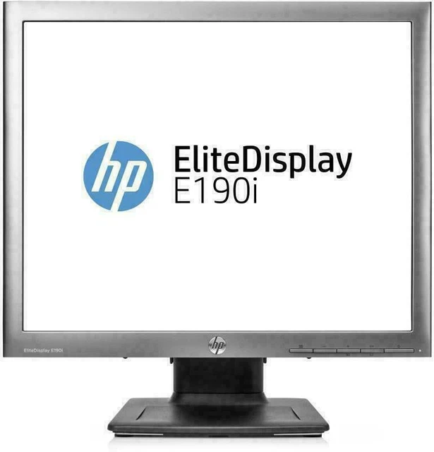 HP E190i EliteDisplay 19" Flat Monitor IPS Panel LED LCD Screen VGA DVI DP (5:4)