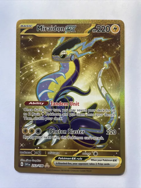 Miraidon ex - 227/198 - Full Art Secret Rare