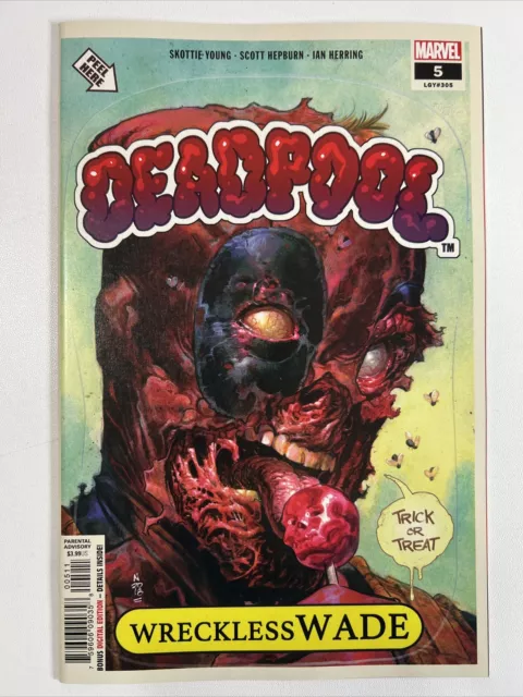 Deadpool #5 (2018) Garbage Pail Kids Homage ~ Marvel Comics