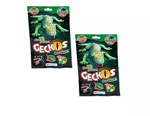 Blue Ocean Geckos Planet WOW – 2x Sammeltüten