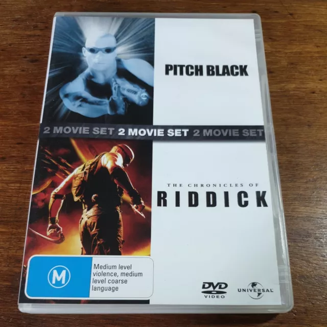 Pitch Black + The Chronicles of Riddick DVD R4 FREE POST