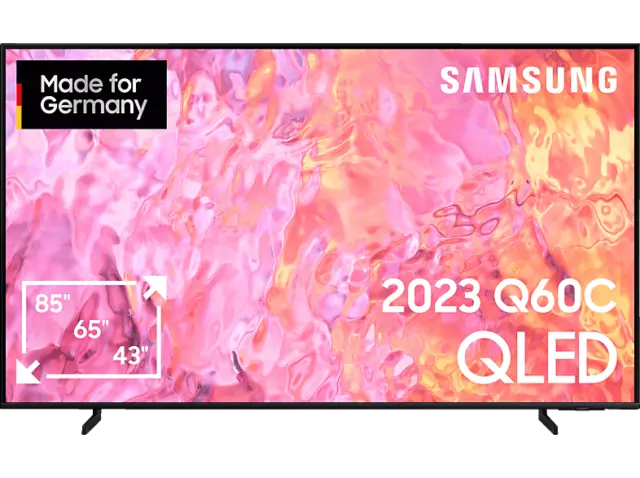 SAMSUNG GQ65Q60CAU QLED TV (Flat, 65 Zoll / 163 cm, UHD 4K, SMART TV,)