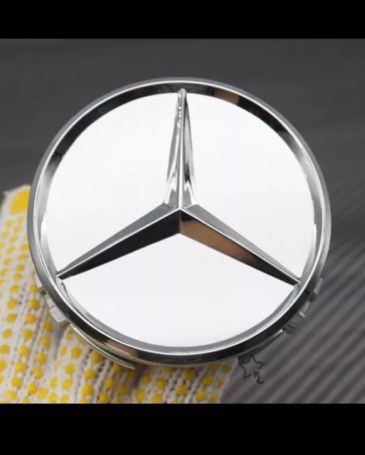 2pcs for Mercedes Benz wheel hub75mm Mercedes Benz silver wheel hub center cover