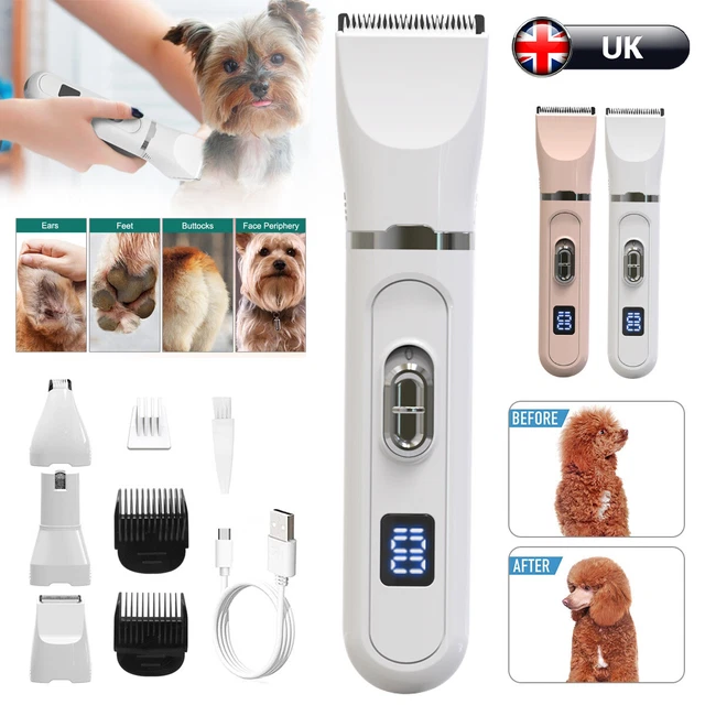 Professional Pet Dog Grooming Clipper Thick Fur Hair Trimmer Electric Shaver kit