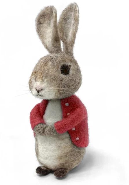 'Bertie Bunny' kit de fieltro de agujas The Crafty Kit Company