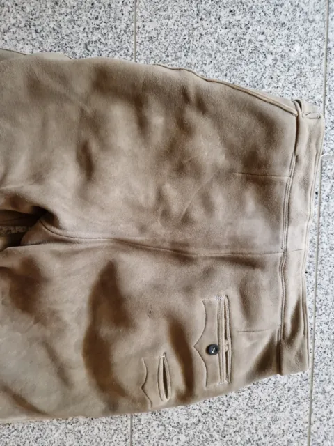 Kniebundlederhose Trachtenlederhose lurze Lederhose Hirschlederhose 54