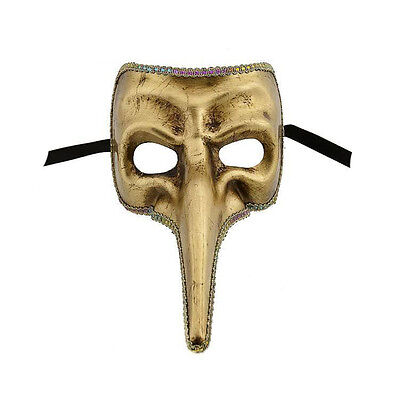 Mask from Venice Nasone Golden Civet Authentic Carnival 70