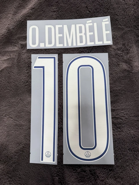 Flocage Officiel PSG 2024/2025 – Dembélé – Maillot Fourth Adulte