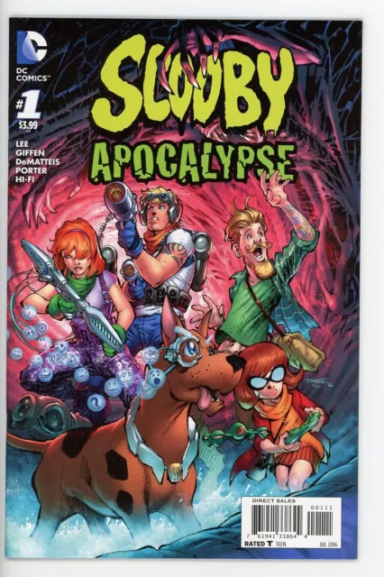 SCOOBY APOCALYPSE #1 NEAR MINT 2016 JIM LEE COVER 1st PRINT DC COMICS b-243