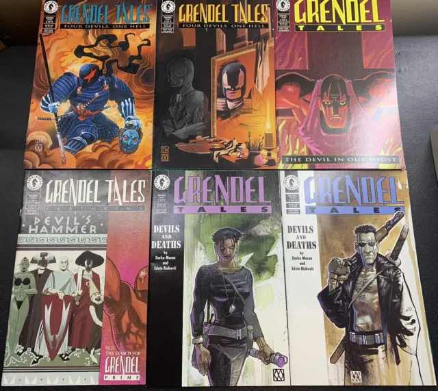 Grendel Tales Comic Lot (6 Books) Devils And Death Four Devils One Hell Hammer