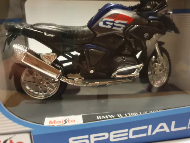 Maisto Miniature Moto 1/18 Bmw R 1200 Gs 2017  Grise